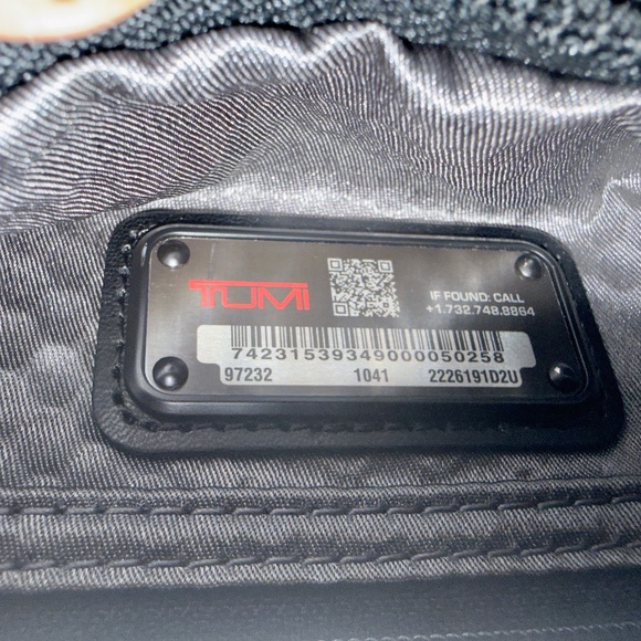 NWT TUMI Alpha Bravo Brooks Slim Brief Will Black Office Travel - Picture 15 of 16